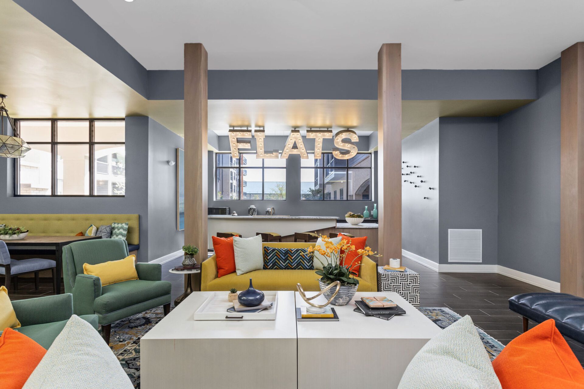 Sitting Area at The Flats at Springhurst Sitting Area at The Flats at Springhurst